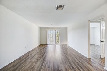 Elegant wood plank-style flooring